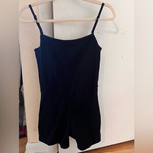 Black Spaghetti Strap Romper